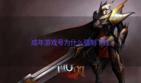 成年游戏号为什么强制下线