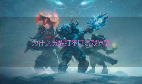 为什么觉醒打不开游戏界面